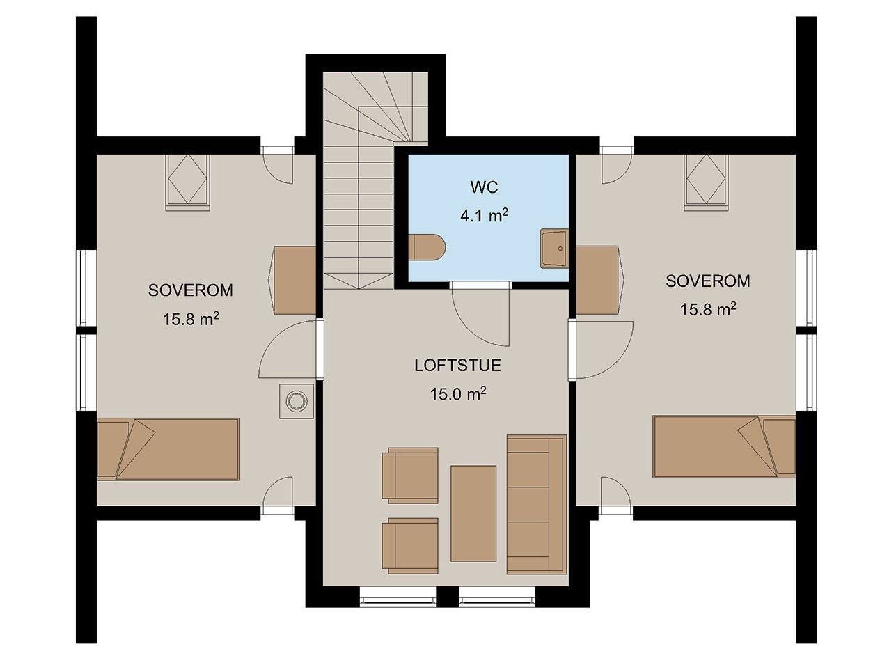 Plantegning 2. etasje